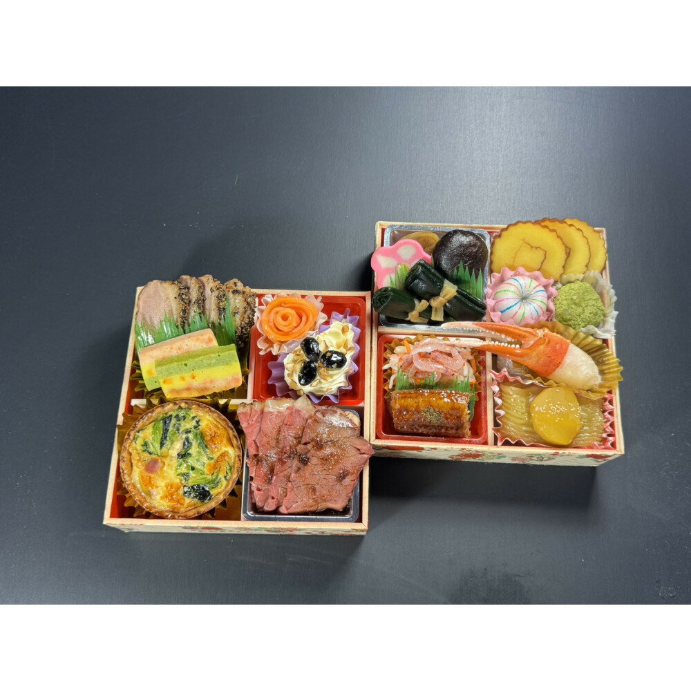 【ふるさと納税】和洋二段重 おせち　【配送不可地域：北海道・沖縄県・離島】