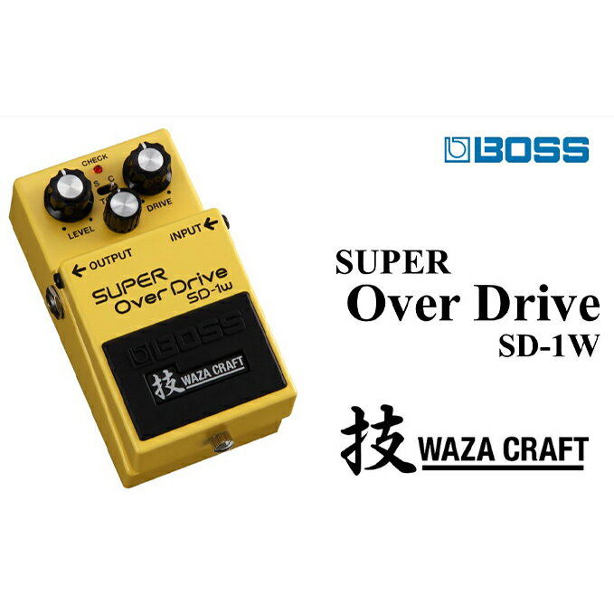 【ふるさと納税】【Boss】WAZACRAFTSD-1WSUPEROverDrive【配送不可:離島】【雑貨・日用品・オーディオ機器】