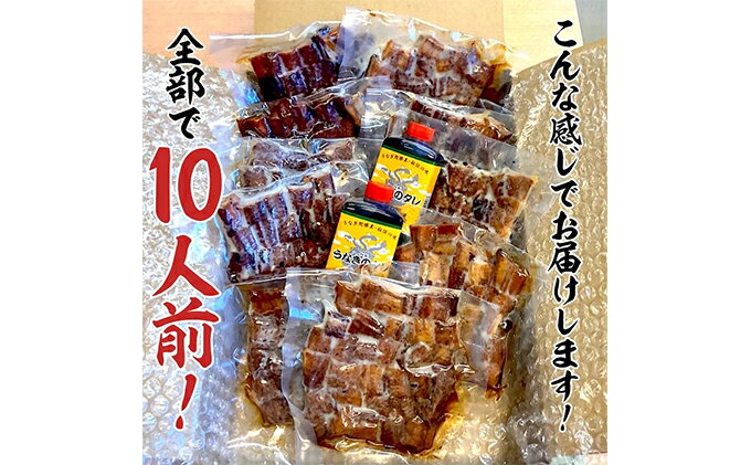 【ふるさと納税】訳あり 浜名湖産きざみうなぎ900g（90g×10袋）　【うなぎ・鰻・小分け・簡単調理・パック】