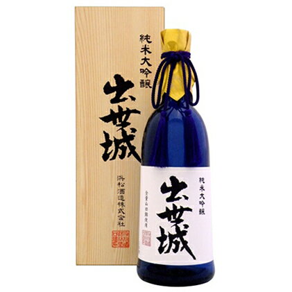 【ふるさと納税】純米大吟醸 出世城 720ml 1本 木箱入り 純米大吟醸酒 日本酒 【日本酒】