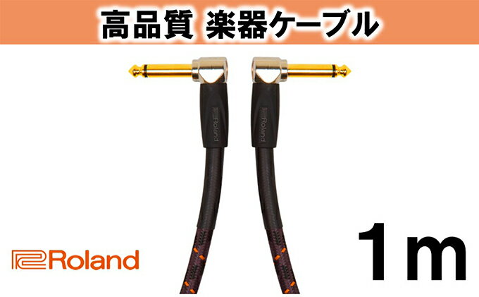 【ふるさと納税】【Roland純正】高品質楽器ケーブル 1m/RIC-G3AA【配送不可：離島】　【雑貨・日用品】