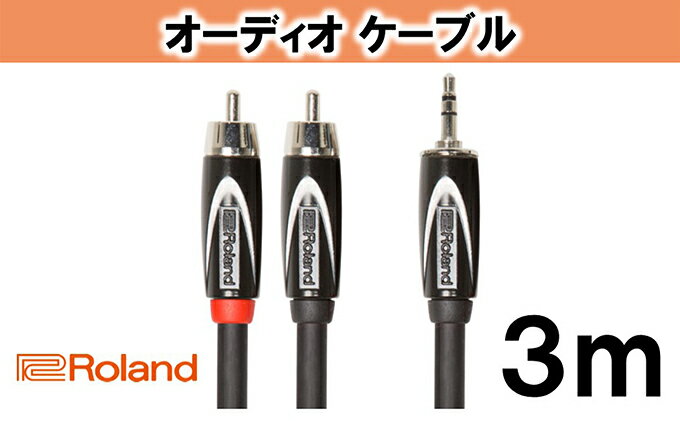 【ふるさと納税】【Roland純正】オーディオケーブル 3m/RCC-10-352RV2【配送不可：離島】　【雑貨・日用品】