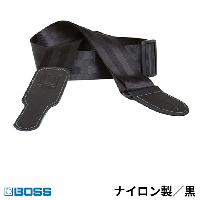 【ふるさと納税】【BOSS純正】ギターストラップ/5cm幅/ナイロン/黒/BSB-20-BLK【配送不可：離島】　【...