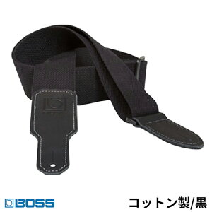 【ふるさと納税】【BOSS純正】布製ギターストラップ/5cm幅/黒/BSC-20-BLK【配送不可：離島】 【雑貨・日用品】