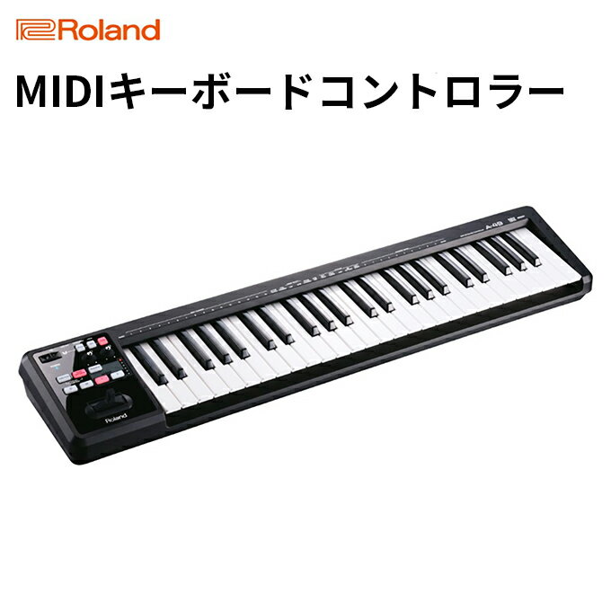 【ふるさと納税】【Roland】MIDI キーボード　コントローラー　A-49-BK【配送不可：離島】　【雑貨・日用品】