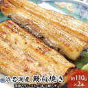 【ふるさと納税】うなぎ 国産 浜松 浜名湖 鰻 白焼き 約110g×2本入　【 白焼 浜名湖産 静岡 惣菜 浜松市 ウナギ 魚 …