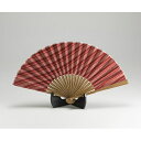 【ふるさと納税】緑守扇 遠州綿紬 扇子(秋茜) 雑貨 日用品 民芸品 工芸品