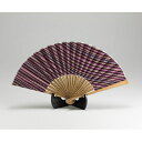 【ふるさと納税】緑守扇 遠州綿紬 扇子(秋桜) 雑貨 日用品 民芸品 工芸品