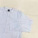 【ふるさと納税】【遠州織物】武襯衣 先染ストライプドビー織シャツ メンズ ノーマリーデザイン グレー ファッション 服 男性