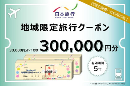 日本旅行　地域限定旅行クーポン【300，000円分】　【旅行・チケット・旅行・宿泊券】