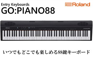 【ふるさと納税】キーボード Roland 88鍵盤 電子キーボード GO-88P ローランド bluetooth 対応 配送不可：離島 【 楽器 電化製品 音楽機器 】