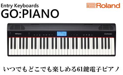 【ふるさと納税】【Roland】61鍵電子ピアノ/GO:PIANO【配送不可：離島】　【楽器・ピアノ・コンパクト】 画像1