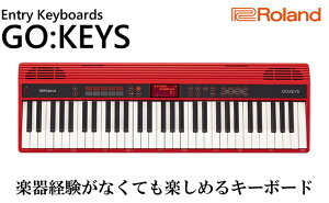 【ふるさと納税】【Roland】61鍵盤エントリーキーボード/GO:KEYS【配送不可：離島】 【楽器・ピアノ・コンパクト】