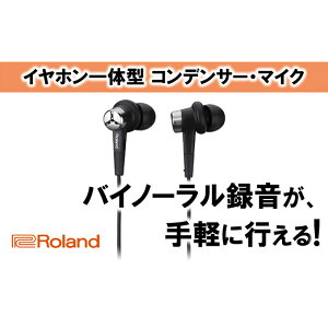 【ふるさと納税】【Roland】バイノーラルイヤホンマイク/CS-10EM【配送不可：離島】 【雑貨・日用品・イヤホンマイク・ローランド・バイノーラル録音】