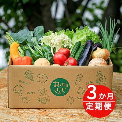 9位! 口コミ数「0件」評価「0」おとなりさんち厳選！浜松から鮮度抜群！旬の野菜BOX【定期便3か月分】【配送不可：沖縄・離島】　【定期便・野菜・セット・詰合せ】