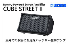 【ふるさと納税】【BOSS】バッテリー駆動アンプ／CUBE STREET II（ブラック）【配送不可：離島】　【 オーディオ 音響機器 バッテリー駆動 アンプ 】･･･ 画像1