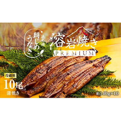 【ふるさと納税】うなぎ 浜松 溶岩焼き 蒲焼き 10尾 (約140g×5尾×2P) 朝じめ 鰻 タレ セット 土用の丑の日 丑の日 国産うなぎ 浜松うなぎ 浜名...