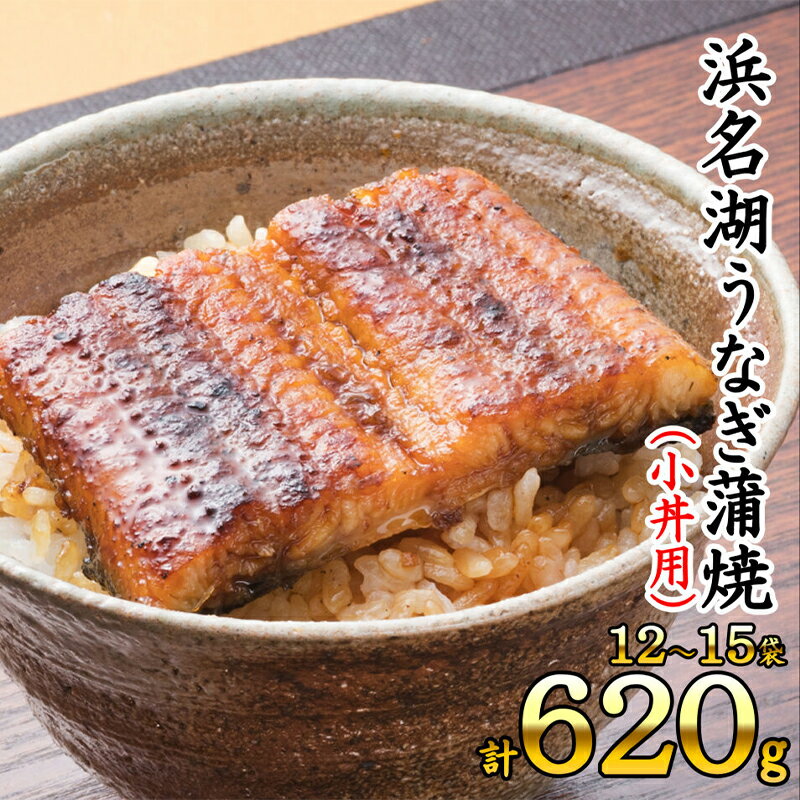 【ふるさと納税】浜名湖うなぎ蒲焼（小丼用）計620g 【訳あり】サイズ不揃い12～15袋　【 加工品 養殖 老舗 手焼き 蒲焼 百貨店 ギフト カット 湯せん レンジ 美味しい 冷凍 食べきり 便利 簡単 調理 】