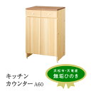 【ふるさと納税】XYL(オーガニックファニチャー・キシル)キッチンカウンター A60 草木染め【配送不可:沖縄・離島】 雑貨 日用品 お届け:2024年12月~