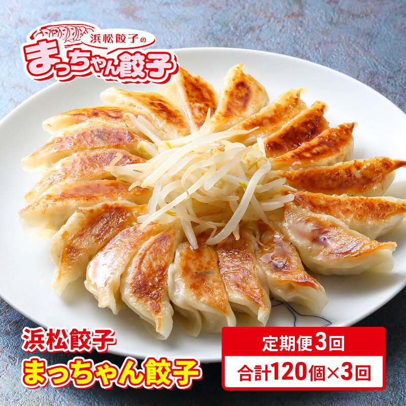 【ふるさと納税】【定期便3回】浜松餃子のまっちゃん餃子まっちゃん餃子40ヶ入り×3袋 計120ヶセット【配送不可:沖縄県・離島】 惣菜 冷凍生餃子 冷凍餃子 お...