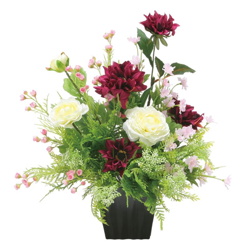 光の楽園 ツートンワイン[配送不可:北海道・沖縄・離島] インテリア 光触媒 人工植物 造花 フェイクグリーン 花 フラワー 清浄 消臭