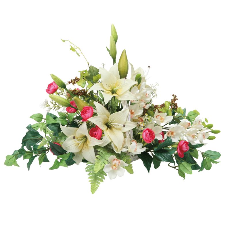 光の楽園 ルイーズリリー[配送不可:北海道・沖縄・離島] インテリア 光触媒 人工植物 造花 フェイクグリーン 花 フラワー 清浄 消臭