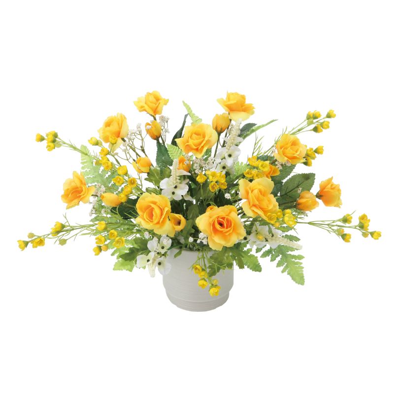 光の楽園 ゴールドワン[配送不可:北海道・沖縄・離島] インテリア 光触媒 人工植物 造花 フェイクグリーン 花 フラワー 清浄 消臭