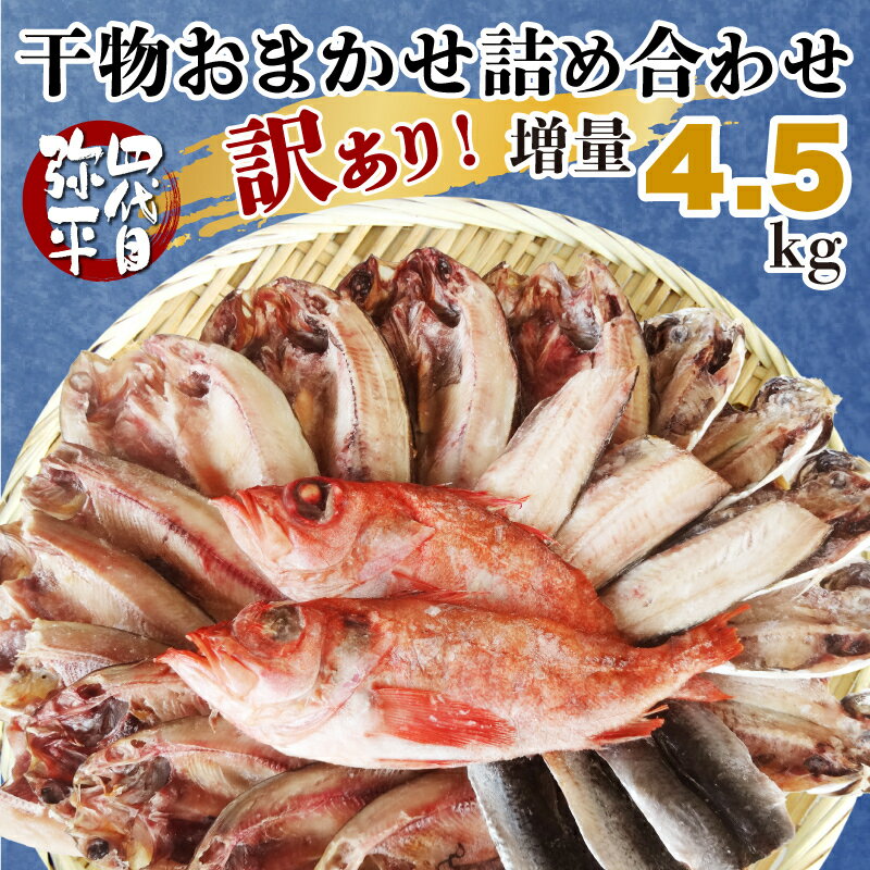 【ふるさと納税】訳あり 干物 ひもの 4.5kg 大容量 おまかせ 詰め合わせ セット 本場沼津