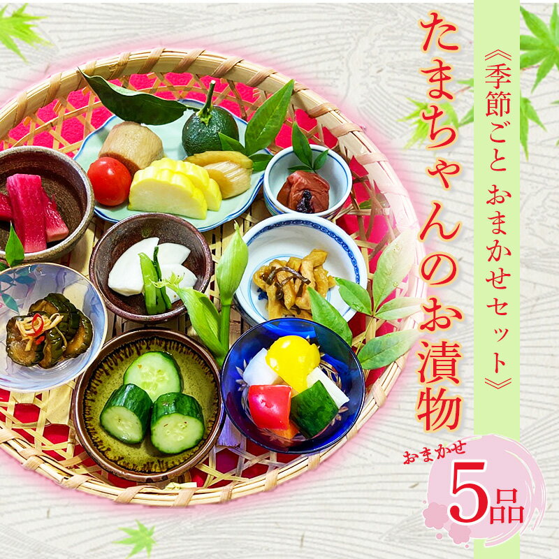 【ふるさと納税】 漬物 ビール漬 季節野菜 5品 おまかせ沼津 セット 小分け 7000円 10000円以下 1万円以下