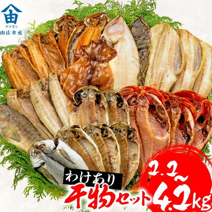  訳あり 干物 2.2~4.2kg おまかせ 詰め合わせ セット ホッケ 金目鯛 アジ サバ カレイ 赤魚 醤油干し フィレ 冷凍 ひもの 規格外 不揃い 沼津 配送不可地域 あり