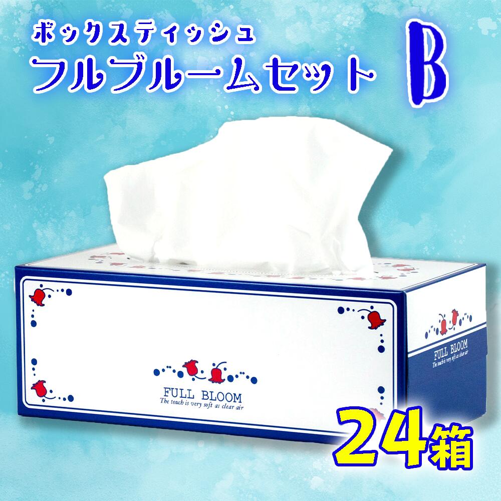 【ふるさと納税】 ボックスティッシュ 24箱 ティッシュペーパー 日用品 雑貨 消耗品 防災 備蓄