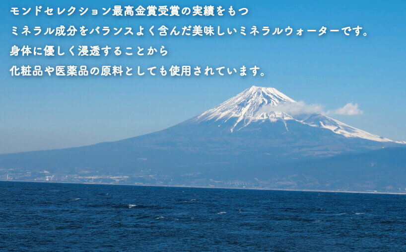 【ふるさと納税】 水 2L 12本 ミネラルウォーター 富士山 天然水 Mt.Fuji ペットボトル 備蓄 保存用