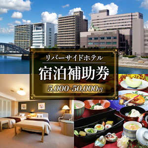 【ふるさと納税】 沼津 リバーサイドホテル 宿泊券 5000円 50000円 選べる金額 補助券 静岡 富士山 狩野川 旅行 観光 温泉 景色 絶景 ビジネス 出張 家族旅行 カップル グルメ 名所 沼津港 深海水族館 干物 沼津市 静岡県