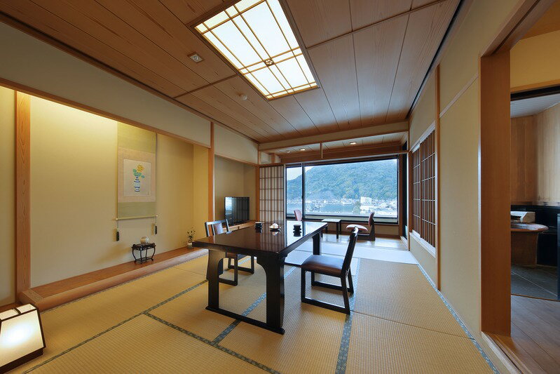 【ふるさと納税】 ペア宿泊券 松濤館 1泊2食 半露天風呂付「見」2名 様 宿泊券 旅行 旅館 温泉 静岡 ふるさと納税 沼津 宿泊 母の日 父の日その2