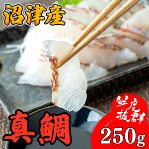 【ふるさと納税】 鯛 刺身 250g 鯛めし 真鯛 しゃぶしゃぶ カルパッチョ アレンジ自在 沼津港 駿河湾 スルガ