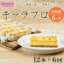 【ふるさと納税】 6カ月 定期便 チーズケーキ キャラフロ 6本入り 2箱 セット キャラメル 濃厚 スイーツ 洋菓子 食べきり 贈答 母の日 ギフト プレゼン...
