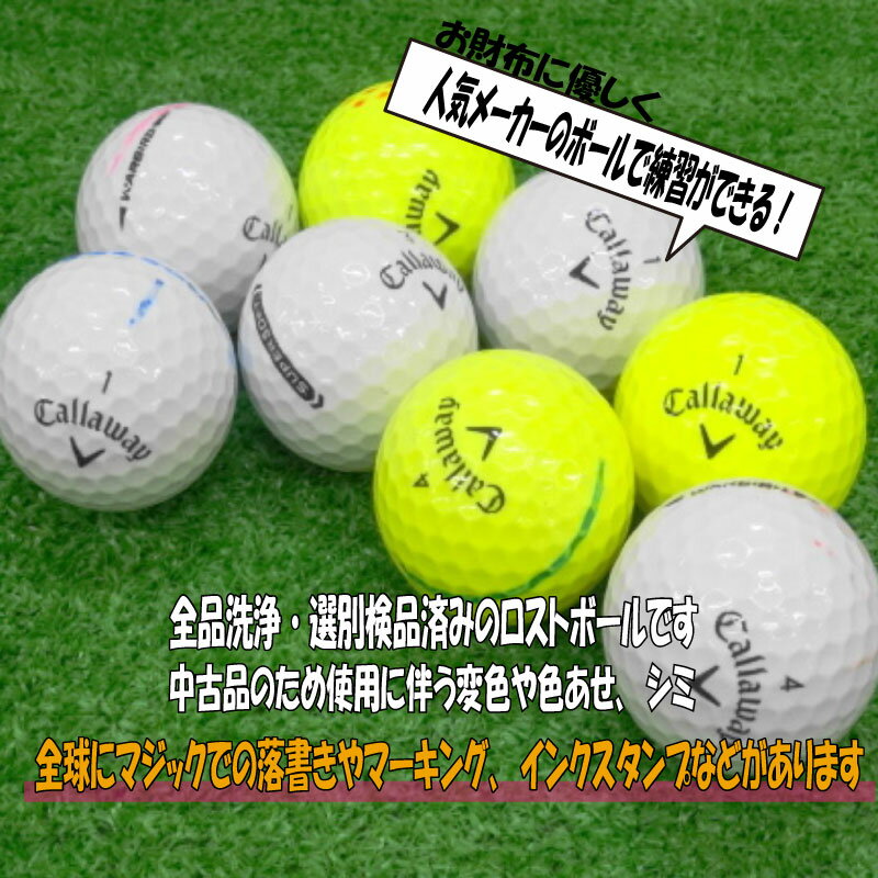 【ふるさと納税】 ゴルフ ボール 20球 セット 中古 ロストボール Callaway キャロウェイ 訳あり WRランク ゴルフボール 6000円 10000円以下 1万円以下