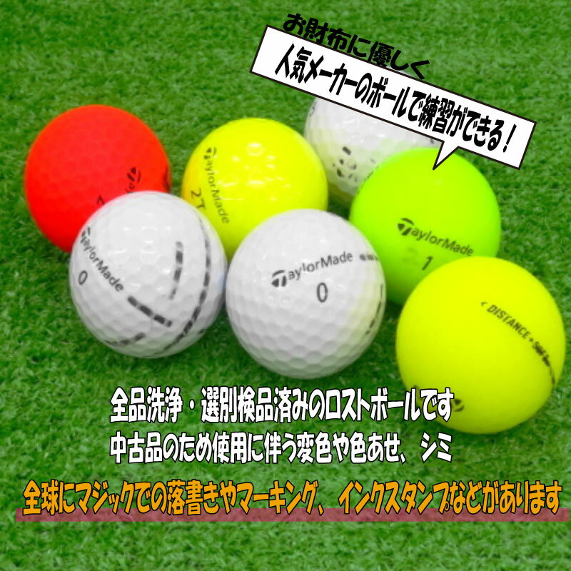 【ふるさと納税】 ゴルフ ボール 20球 セット 中古 ロストボール 訳あり TaylorMade テーラーメイド WRランク ゴルフボール 6000円 10000円以下 1万円以下