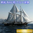 【ふるさと納税】 帆船 Ami 号 クルー 体験 船 乗船 1名様分