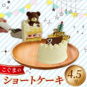 【ふるさと納税】 ケーキ 冷凍 こぐまちゃん 4.5号 ショートケーキ いちご 誕生日 クリスマス プレゼント お祝い ギフト プレゼント スイーツ 濃厚 くる...