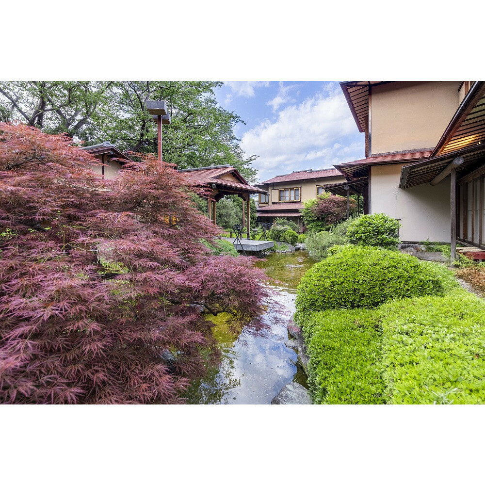 【ふるさと納税】【あたみ石亭 別邸 桜岡茶寮】平休日1泊2食付ペア宿泊券《和室10畳+8畳》その2