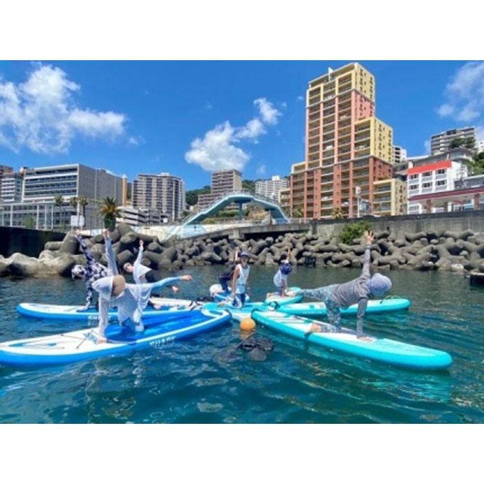 楽天静岡県熱海市【ふるさと納税】熱海横磯港で「SUP YOGA体験」〈女性におすすめ〉 | 楽天ふるさと 納税 静岡県 静岡 熱海市 熱海 体験 体験型 体験ギフト プレゼント ギフト 贈り物 旅行 トラベル 観光 国内旅行 誕生日プレゼント 母親 お母さん ヨガ 彼女 女性 エクササイズ スポーツ