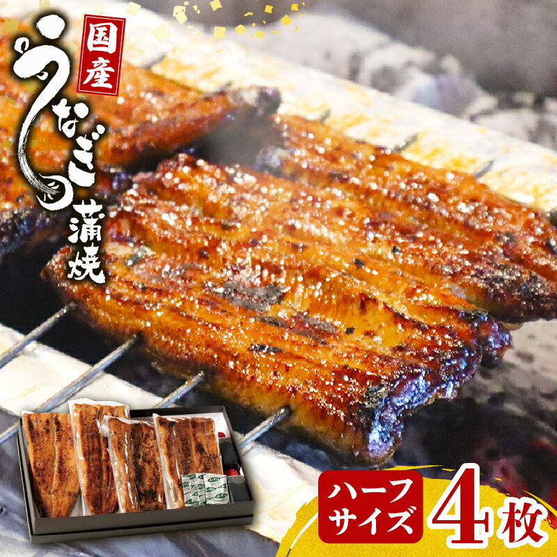 【ふるさと納税】 鰻蒲焼 ハーフサイズ4枚 すみの坊 秘伝のタレ 手焼き 真空パック こだわりの 富士山湧水 ウナギ 土用丑の日 三島 うなぎ 晩ごはん 家族 惣菜