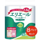 【ふるさと納税】 エリエール トイレットティシュー コンパクトダブル 64個 1.5倍 省スペース パルプ100％ トイレットペーパー ダブル 日用品 消耗品 トイレ コンパクト ピュアパルプ 8パック ふるさと納税 ふるさと 送料無料 静岡県 富士宮市