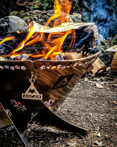 【ふるさと納税】焚き火台 コンパクト ANCAM(アナキャン) 組立式焚き火台「FIRE WHIRL」Mサイズ 静岡県富士宮市