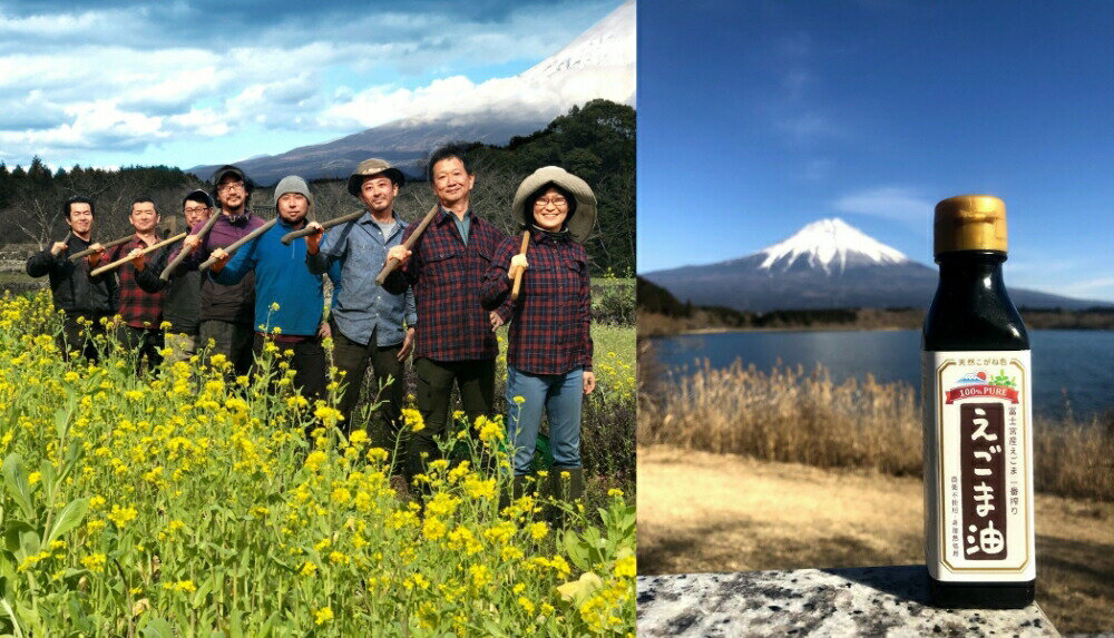 【ふるさと納税】富士山麓オーガニックファーマーズ 旬の野菜+えごま油セット 送料無料 静岡県 富士宮市
