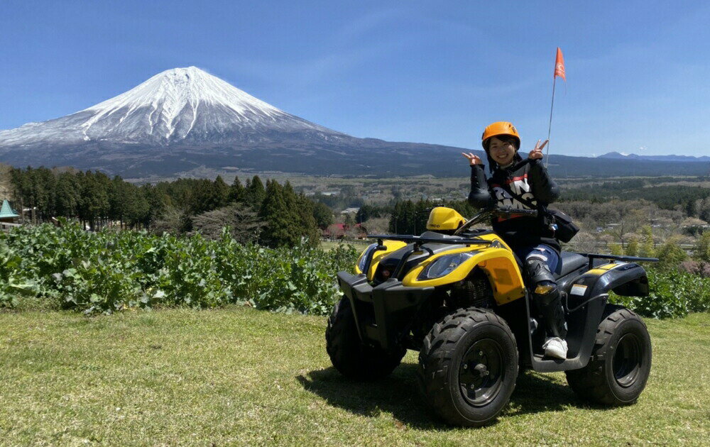 【ふるさと納税】朝霧高原　まかいの牧場　入場＆バギー体験チケット　送料無料 静岡県 富士宮市