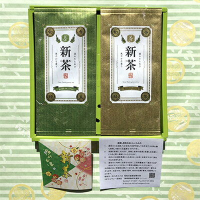 【ふるさと納税】初摘　深蒸し新茶100g×2本セット【2022年5月上旬以降より順次発送】　【お茶・緑茶】　お届け：2022年5月上旬〜7月中旬