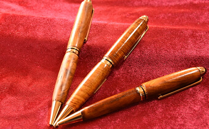 【ふるさと納税】希少材 屋久杉ペン（パワーライン） 文房具 ボールペン