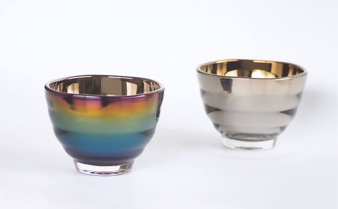 【ふるさと納税】【耐熱グラス】Jewelry・Glass／Visitorペアセット 【耐熱ガラス チタン】 食器 キッチン用品 2個 緑茶 現代風 繊細 風味 職人 手仕事 高純度 雑味 分解 まろやか ティータイム 普段使い おもてなし